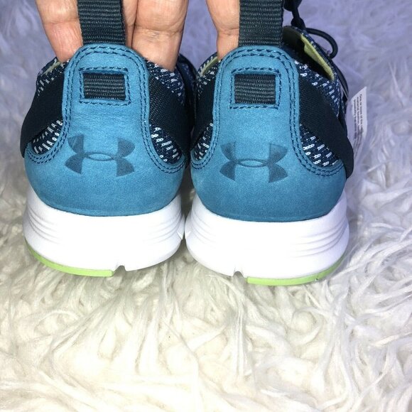 UNDER ARMOUR Womens Charged All-Around Speedknit Shoe True Blue White - Picture 6 of 10